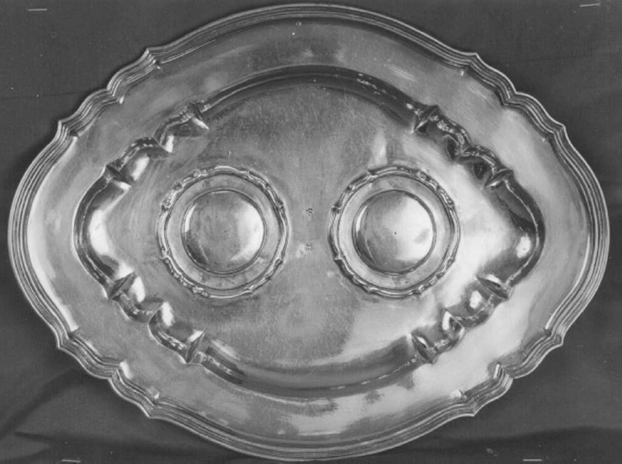 vassoio porta ampolline - ambito veneto (seconda metà sec. XVIII)