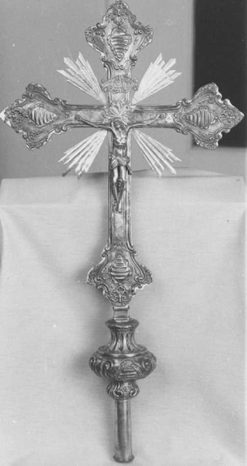 croce processionale - ambito veneto (sec. XVIII)