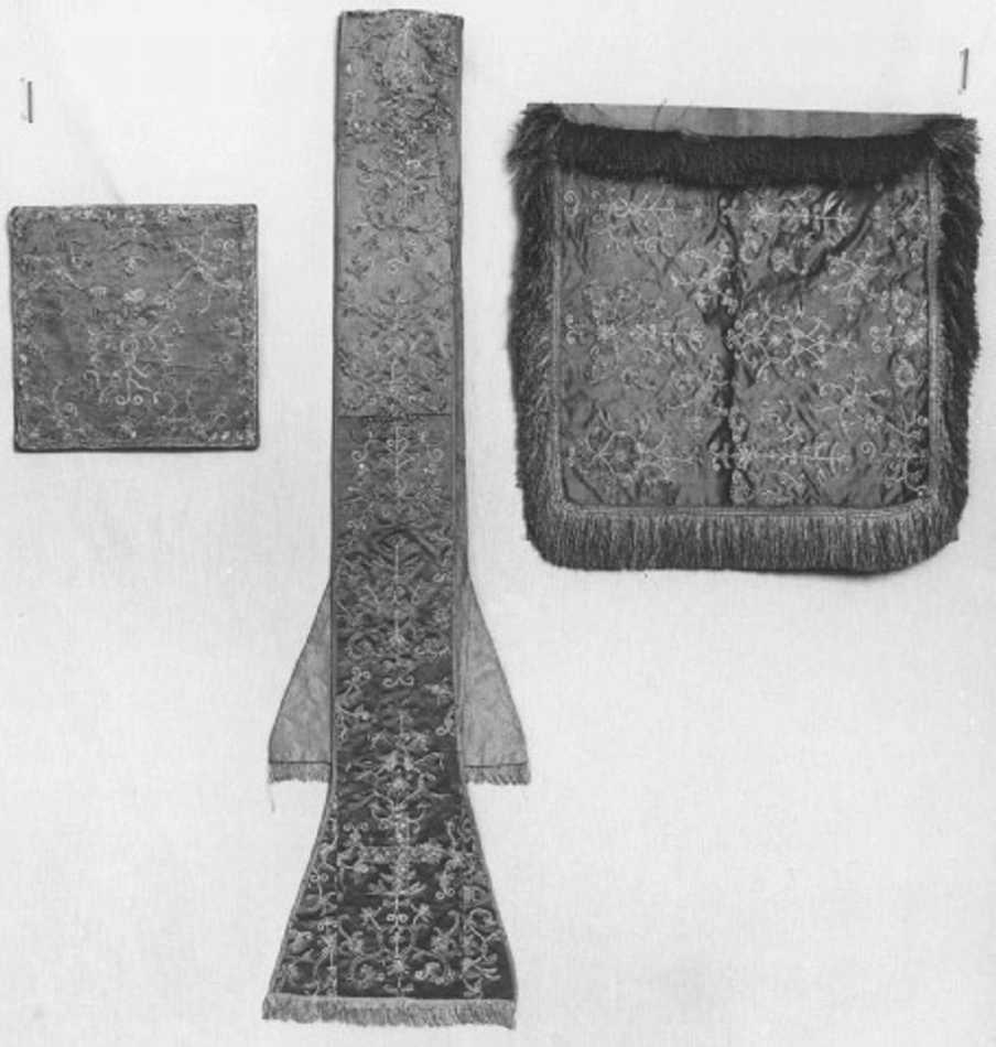 paramento liturgico - ambito veneto (secc. XVIII/ XIX)