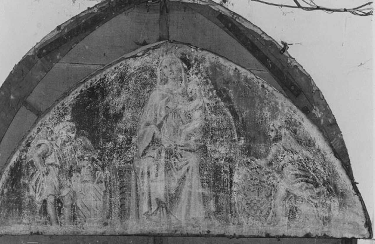 Madonna con Bambino e angeli (dipinto) - bottega veneta (terzo quarto sec. XIX)