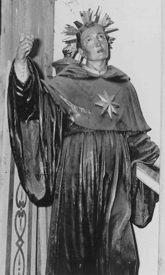 San Nicola da Tolentino (statua) - produzione veneta (sec. XIX)