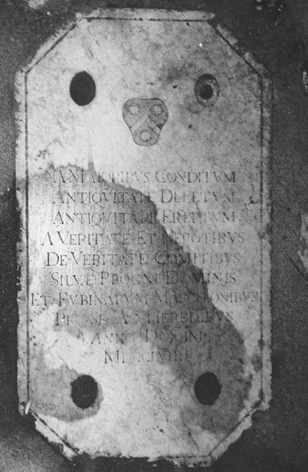 lapide - ambito veneto (sec. XVIII)