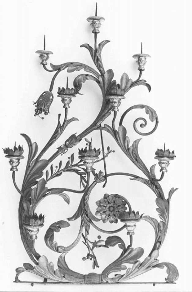 candeliere da parete - ambito veneto (secc. XVIII/ XIX)