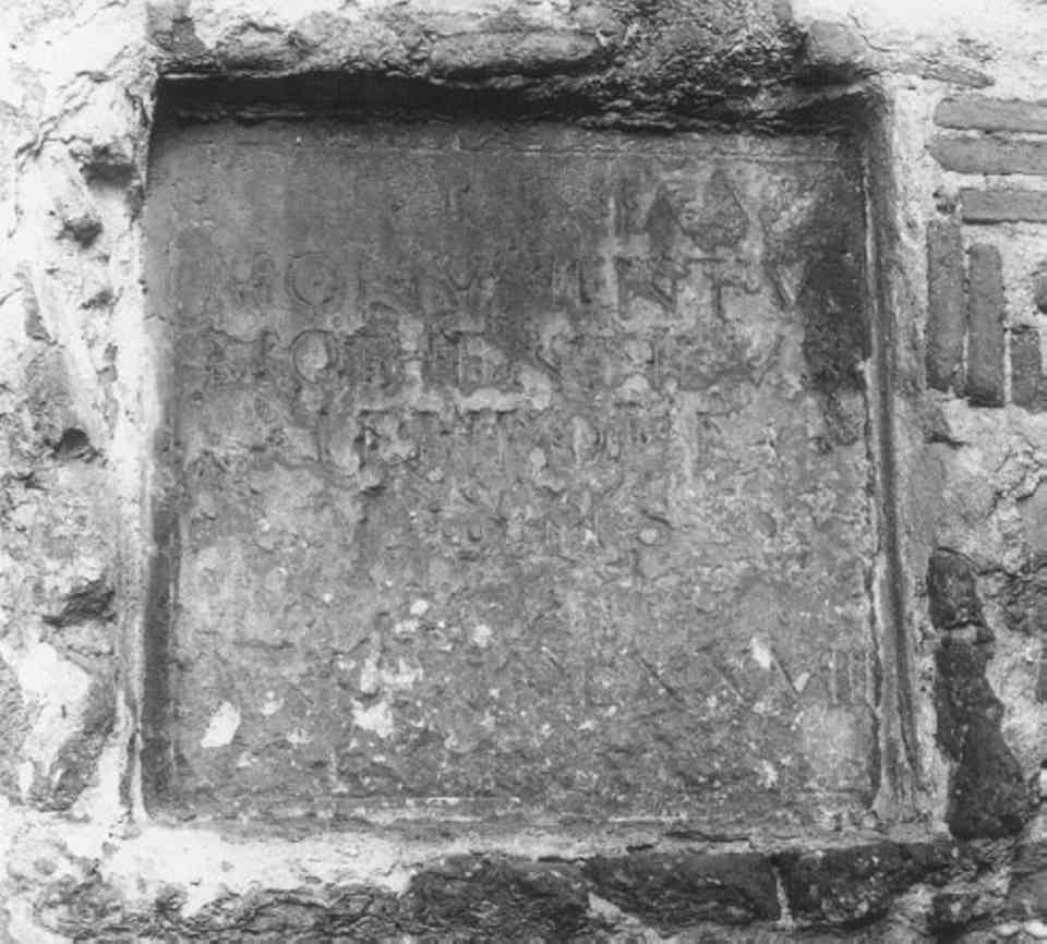 lapide - ambito veneto (sec. XVI)