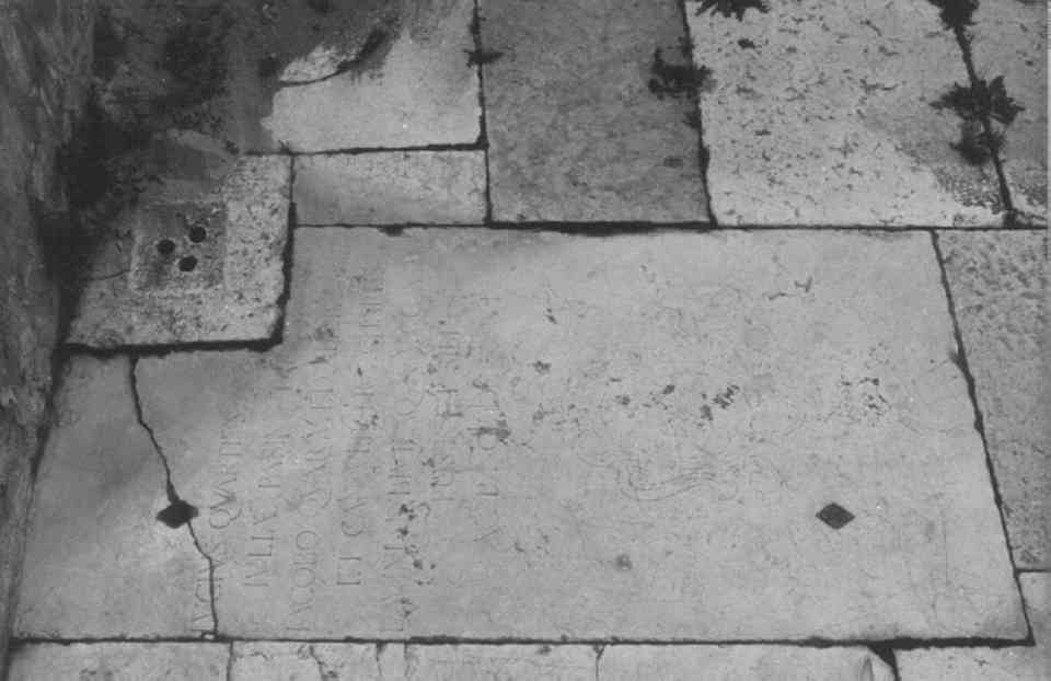 lastra tombale - ambito veneto (sec. XVII)