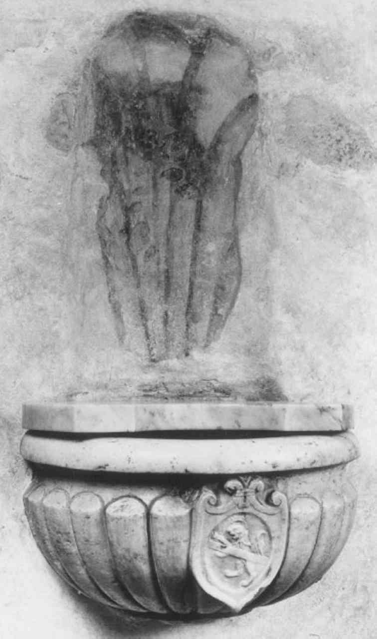acquasantiera da parete - ambito veneto (sec. XVI)