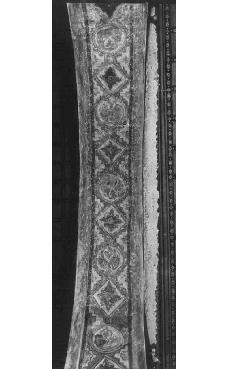 motivi decorativi (dipinto) - ambito veneto (sec. XIV)