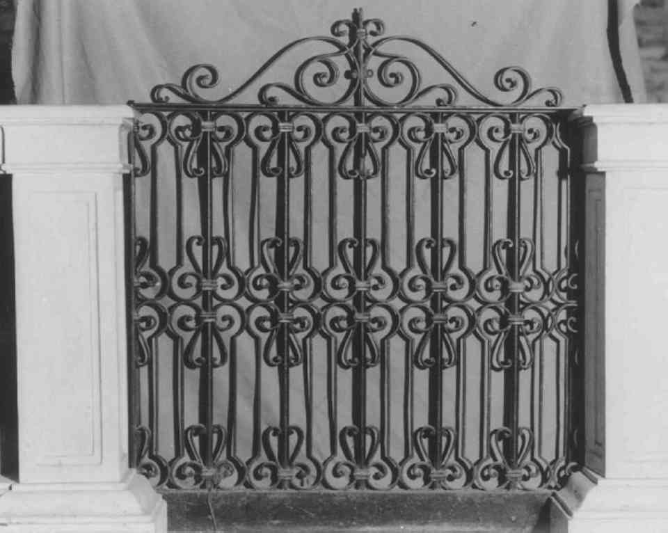 cancello di balaustrata, serie - ambito veneto (sec. XIX)