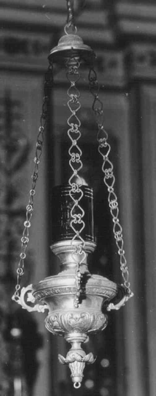 lampada pensile, serie - ambito veneto (secc. XVIII/ XIX)