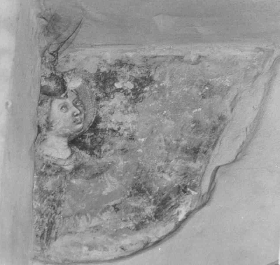 Santo (dipinto, frammento) - ambito veneto (sec. XIV)