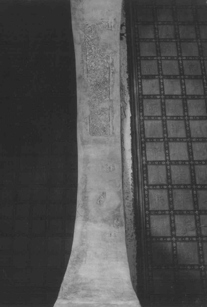 Fascia con motivi ornamentali (dipinto) - ambito veneto (secc. XIV/ XV)