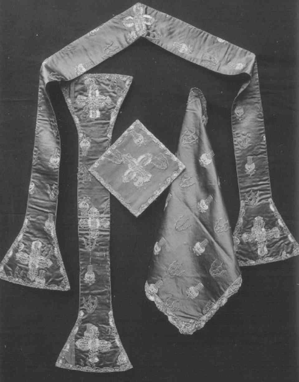 paramento liturgico - ambito italiano (sec. XVII)