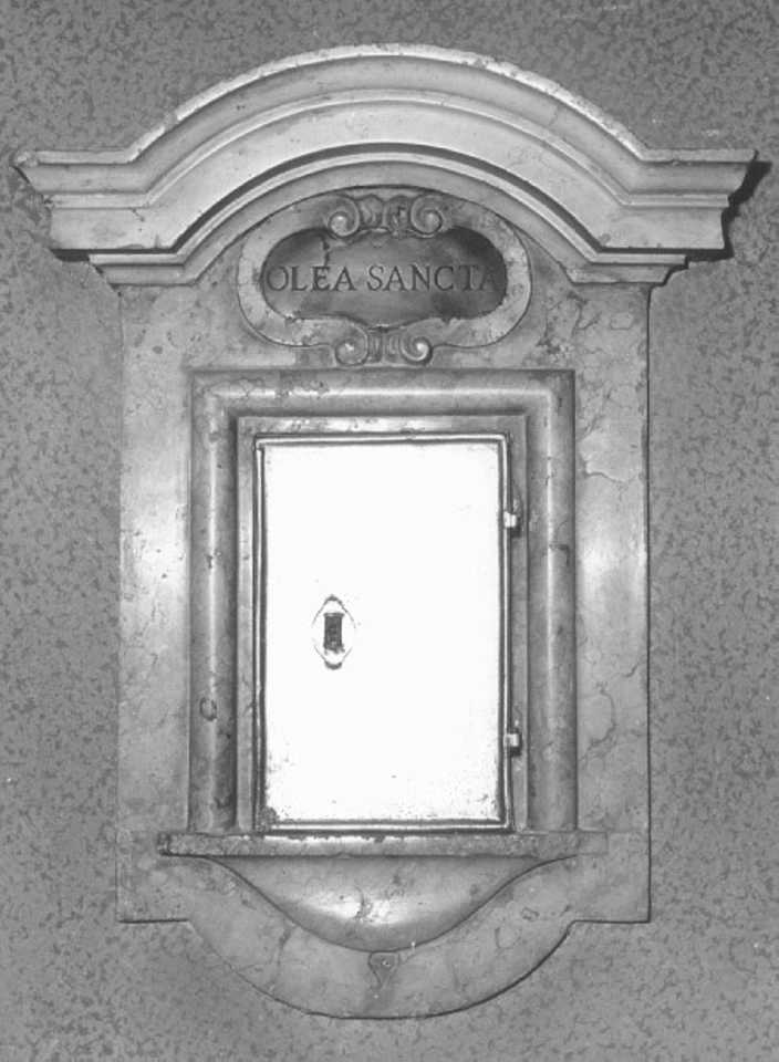 armadietto per oli santi - ambito veneto (sec. XX)