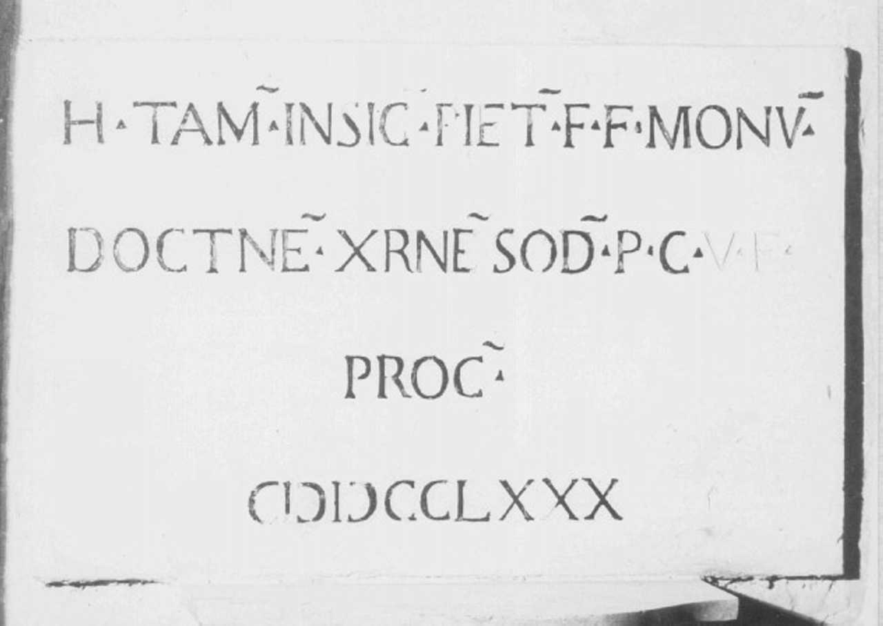 lapide - ambito veneto (sec. XVIII)