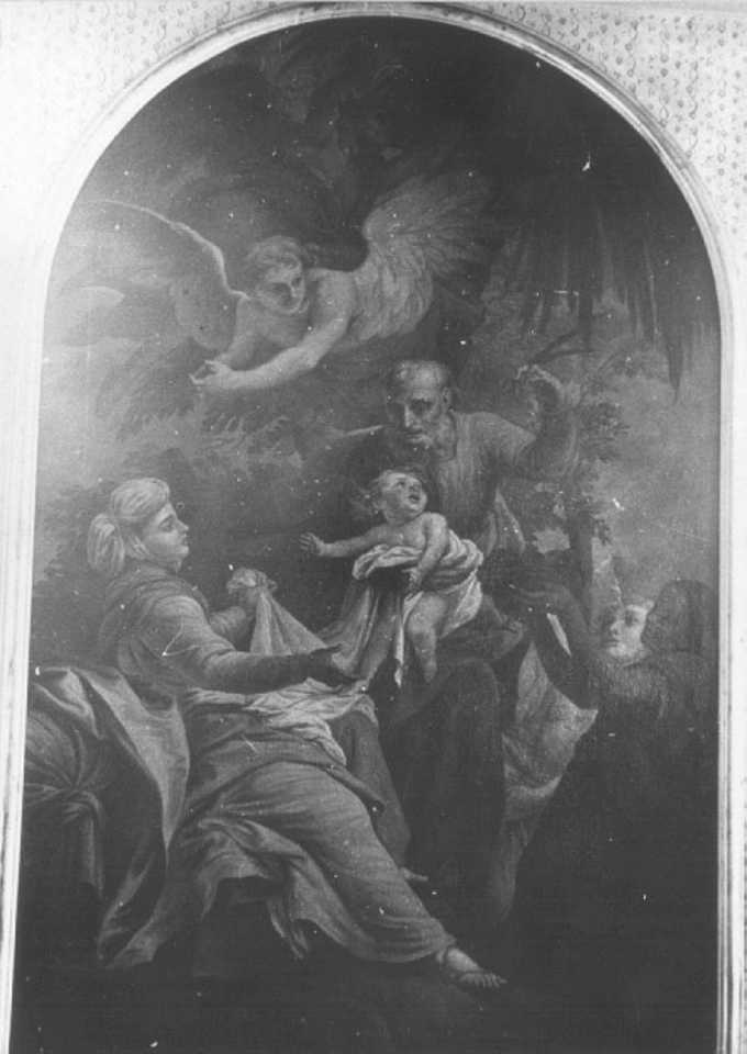 riposo nella fuga in Egitto (dipinto) - ambito veronese (sec. XVII)