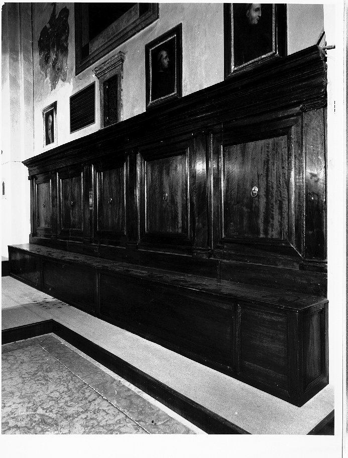 cassapanca - ambito veneto (sec. XVII)