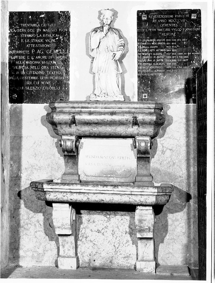 lavabo da sacrestia - ambito veneto (sec. XVIII)