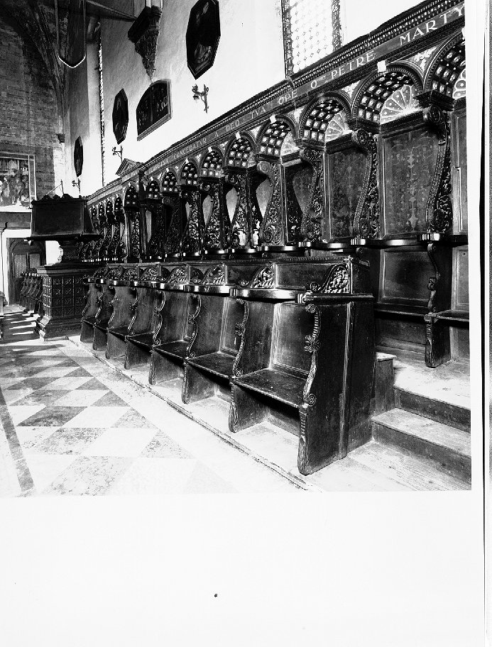 stalli del coro di Maestro Lorenzo di S.Cecilia (sec. XV)