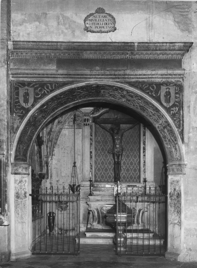 mostra d'arco di Pietro da Porlezza (bottega) (sec. XV)
