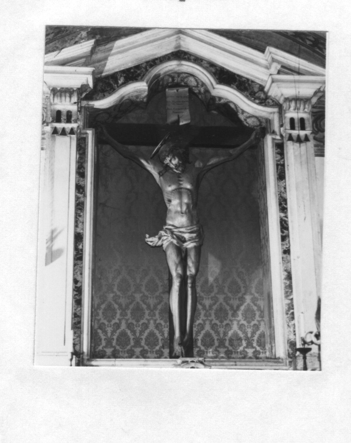 Cristo crocifisso (statua) di De Lorenzi Giobatta (seconda metà sec. XV)