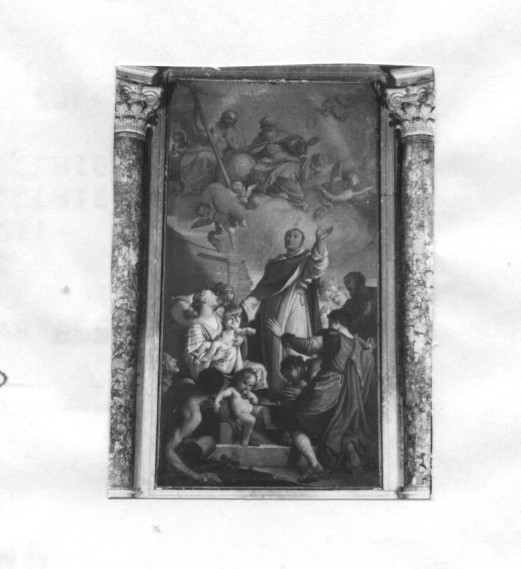 Miracolo di San Francesco Ferreri (dipinto) di Rotari Pietro Antonio (metà sec. XVIII)