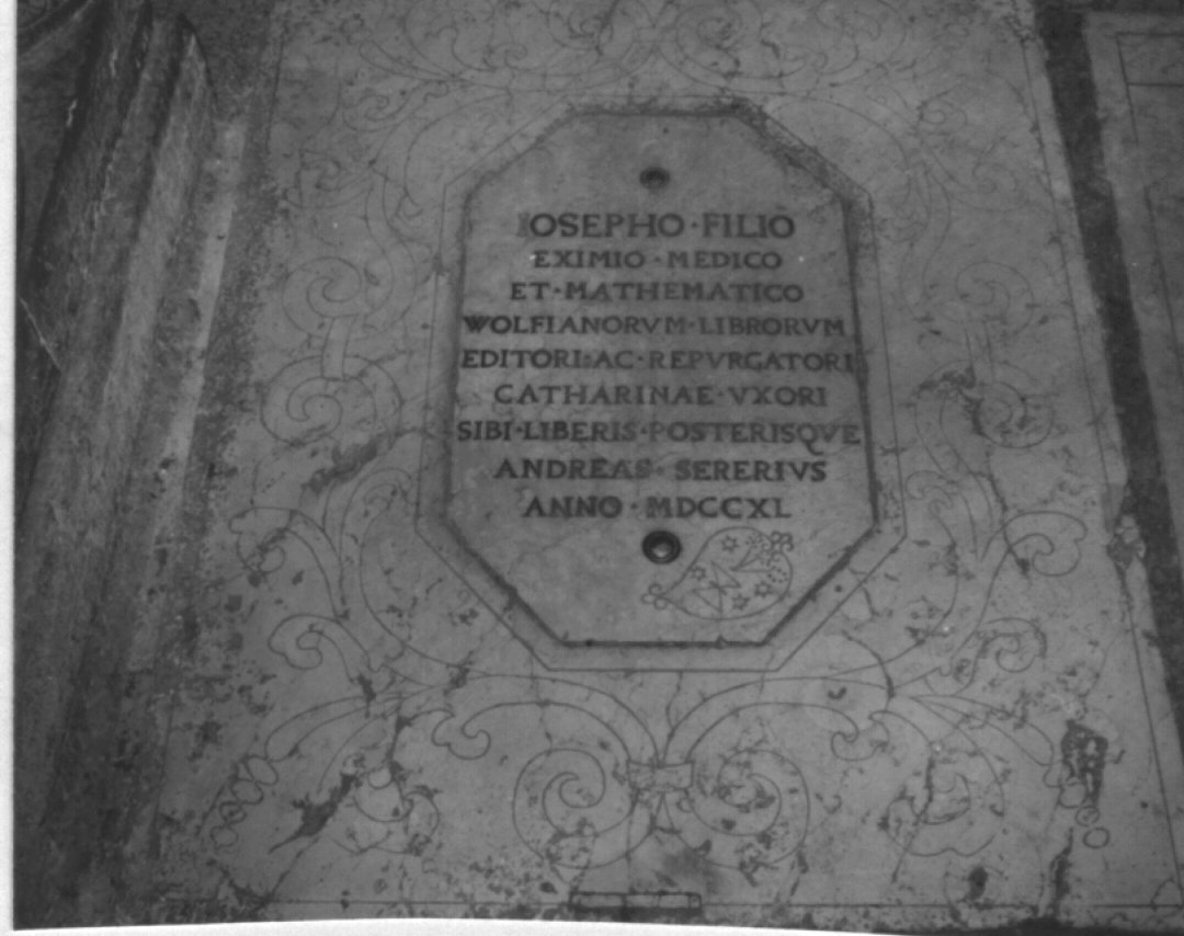 lapide - ambito veneto (sec. XVIII)