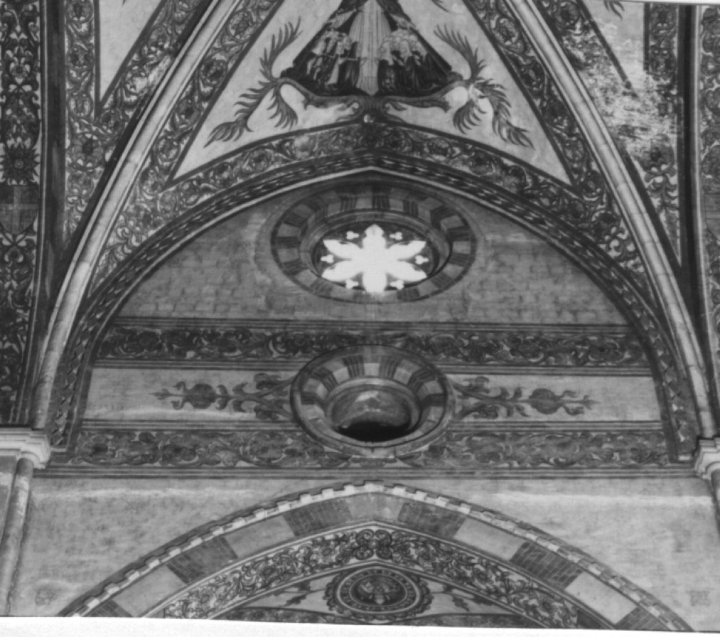 motivi decorativi vegetali stilizzati (dipinto) - ambito veneto (sec. XV)