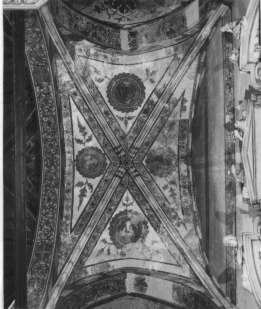 simboli dei quattro evangelisti (dipinto) - ambito veneto (sec. XV)
