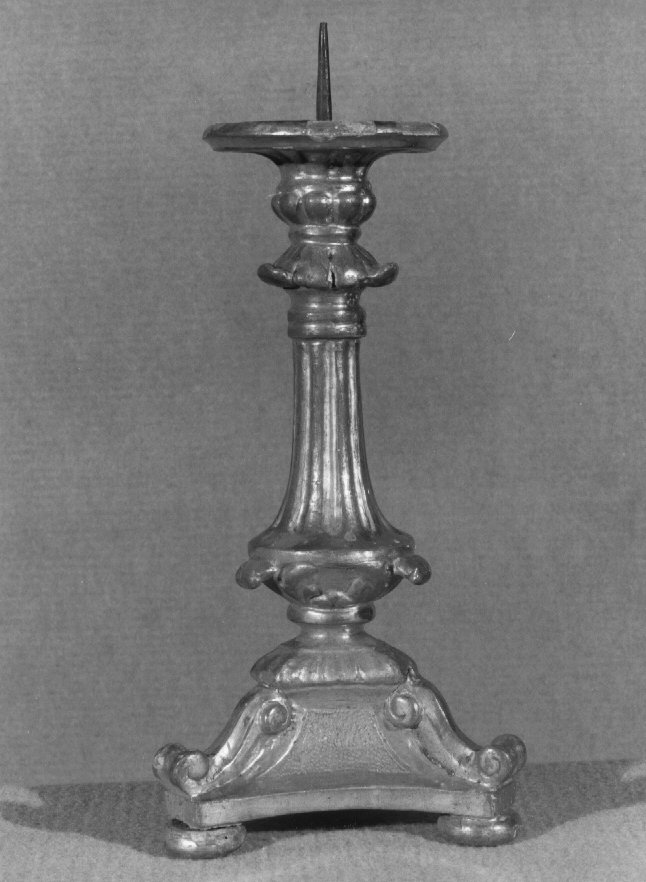 candeliere - ambito veneto (seconda metà sec. XIX)
