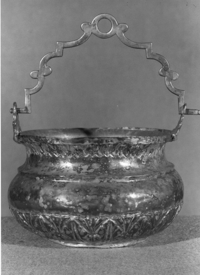 secchiello per l'acqua benedetta - ambito veneto (prima metà sec. XIX)