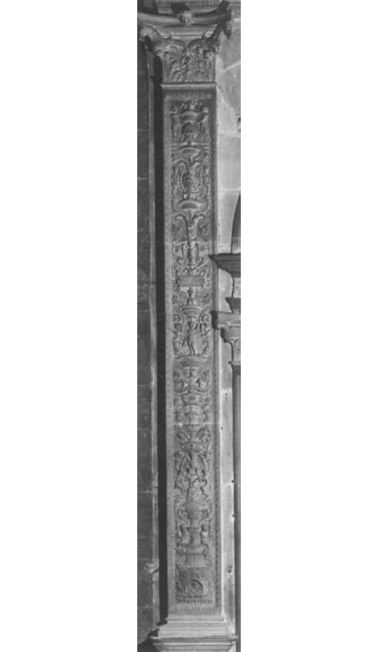 candelabre (rilievo) di Domenico Da Lugo (attribuito) (sec. XVI)