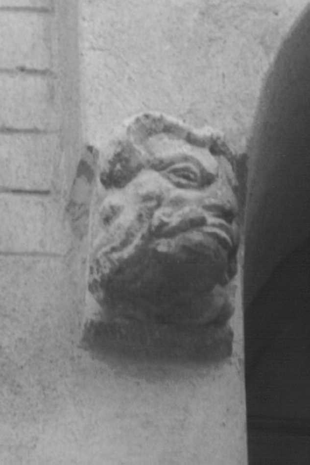 testa d'uomo (rilievo) - ambito veneto (sec. XVI)