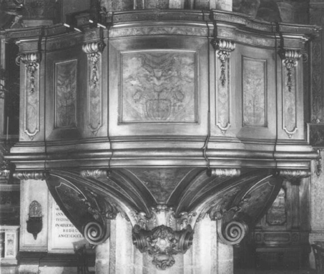 pulpito, frammento - ambito veneto (sec. XVIII)