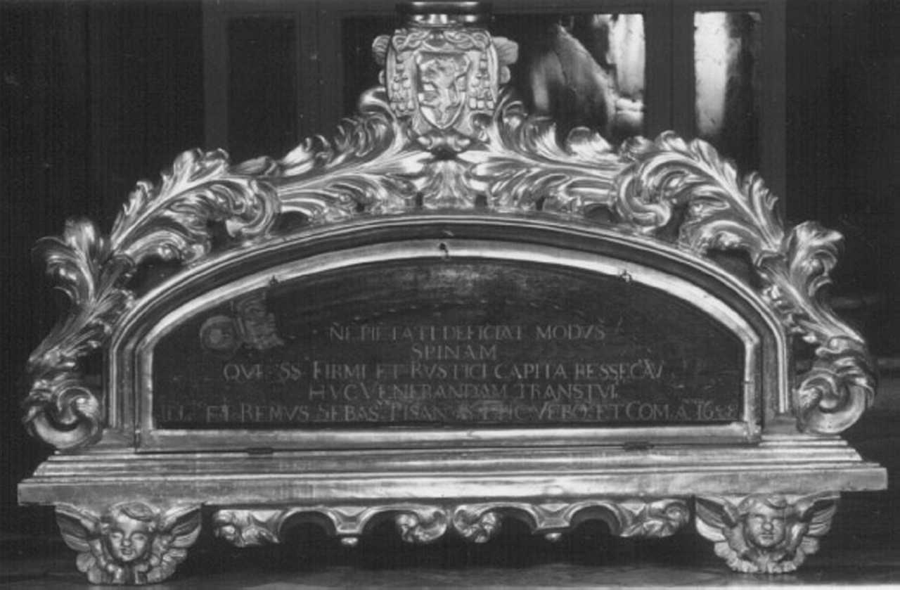 reliquiario vasiforme - ambito veneto (sec. XVII)