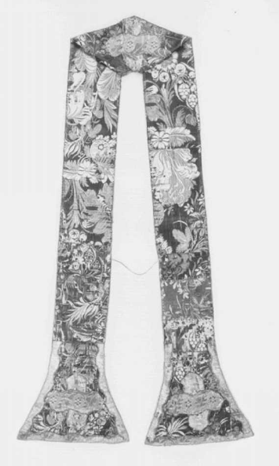 stola - manifattura italiana (secondo quarto sec. XVIII)