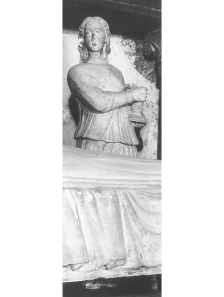 angelo (statua) - ambito campionese (sec. XIV)