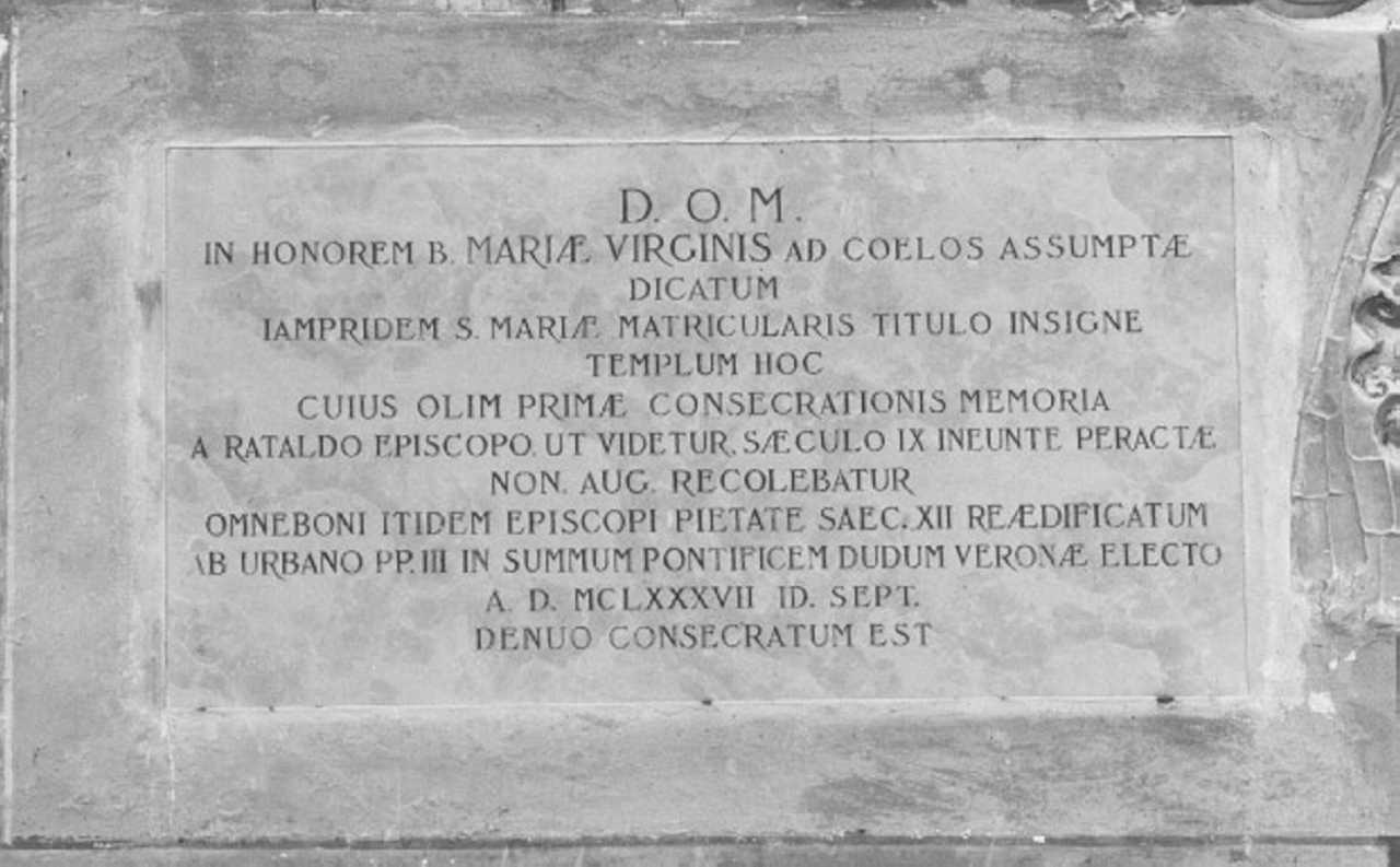 lapide - ambito veneto (secc. XVII/ XIX)