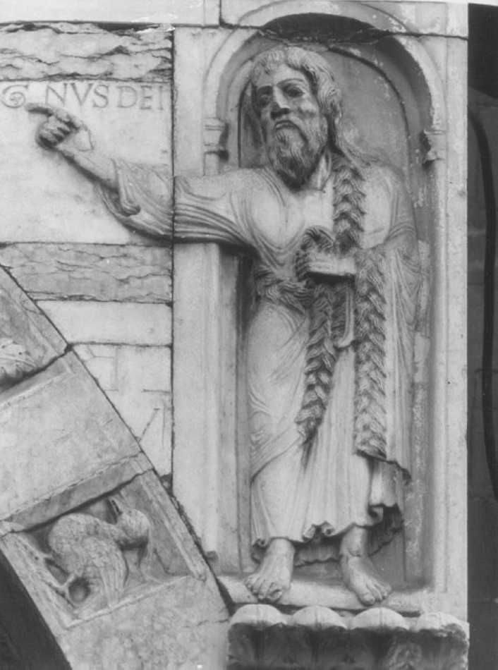 San Giovanni Battista (rilievo) di Nicolò (secondo quarto sec. XII)