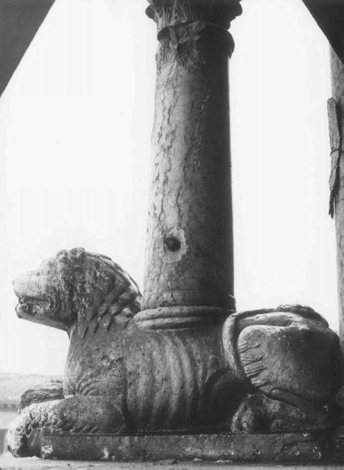 leone (scultura) di Nicolò (sec. XII)