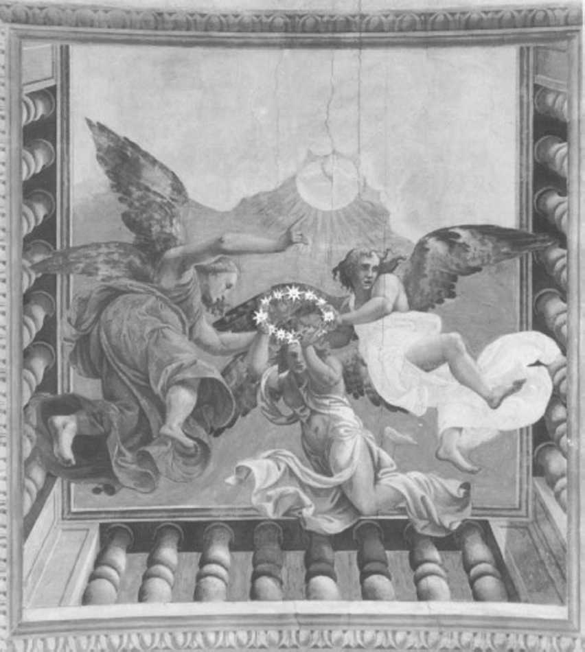 dipinto di Torbido Francesco detto Moro, D'Angolo Battista detto Battista Del Moro (attribuito), Pippi Giulio detto Giulio Romano (sec. XVI)