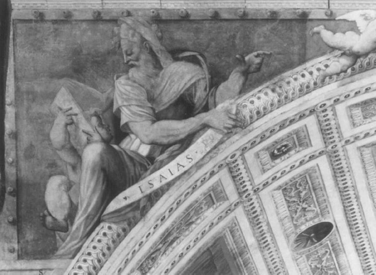Isaia (dipinto) di Torbido Francesco detto Moro, D'Angolo Battista detto Battista Del Moro (attribuito), Pippi Giulio detto Giulio Romano (sec. XVI)