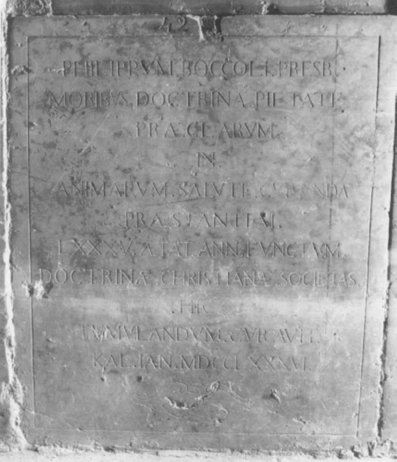 lapide - ambito veneto (sec. XVIII)