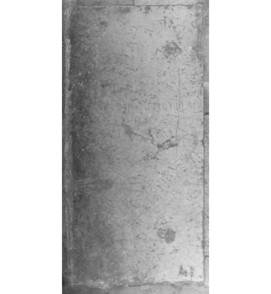 lastra tombale - ambito veneto (sec. XVIII)