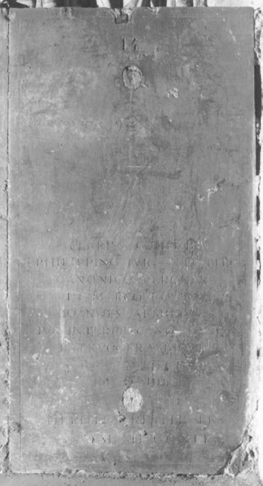 lastra tombale - ambito veneto (sec. XVI)