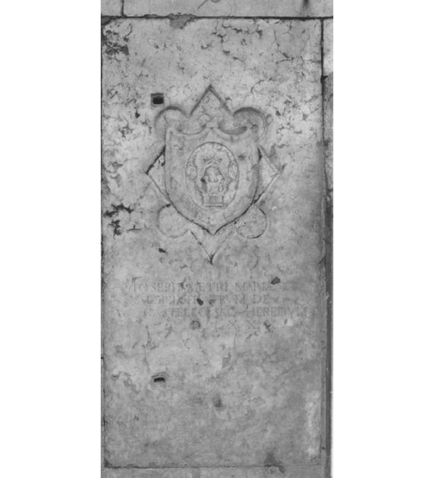 lastra tombale - ambito veneto (sec. XVI)