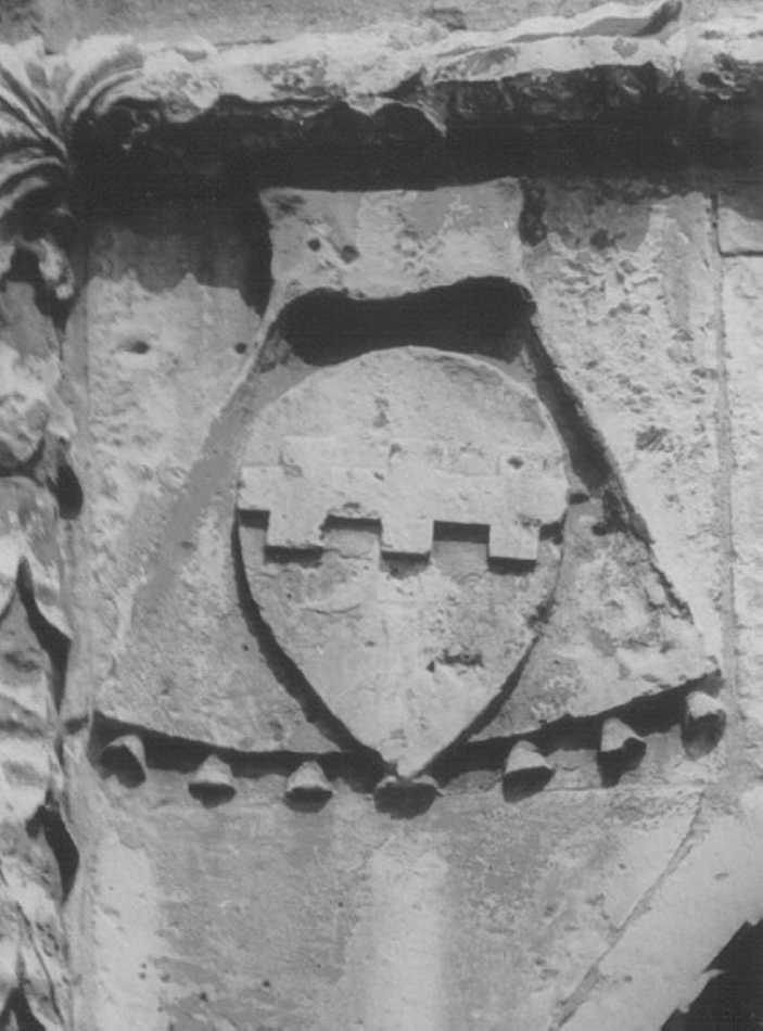 stemma gentilizio (rilievo) - ambito veneto (sec. XV)