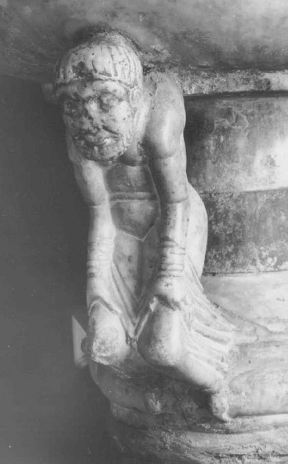 cariatide - ambito veneto (prima metà sec. XII)