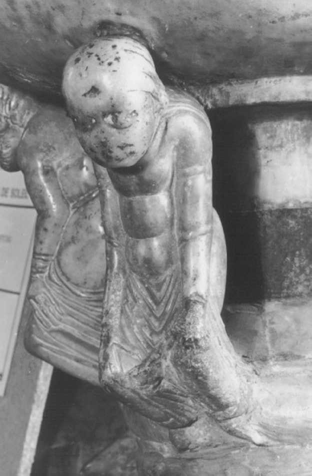 cariatide - ambito veneto (prima metà sec. XII)