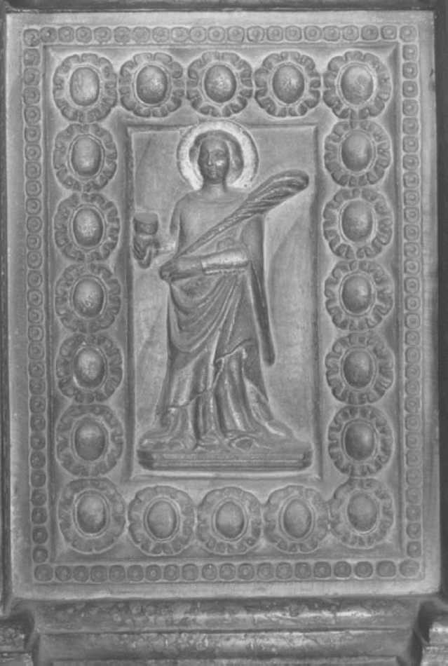 Santa Barbara (rilievo) - ambito campionese (sec. XIV)