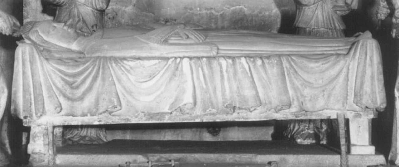 Sant'Agata giacente (scultura) - ambito campionese (sec. XIV)